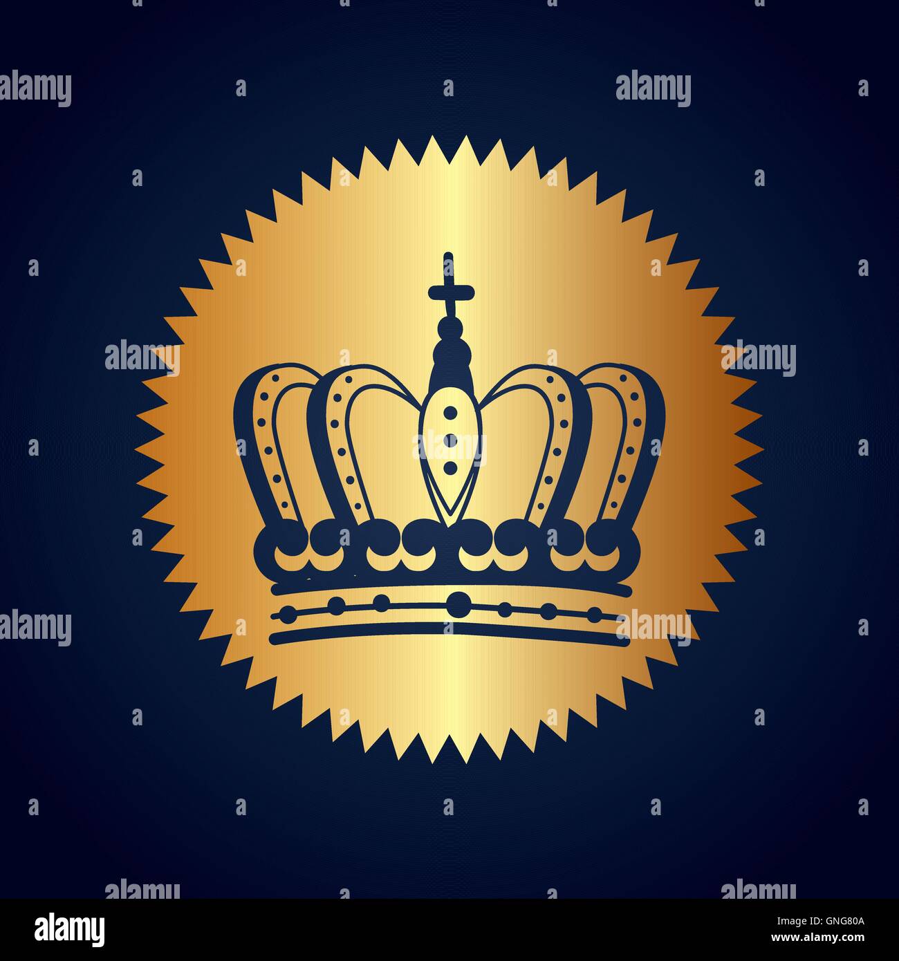 gold frame style isolated icon Stock Vector Image & Art - Alamy
