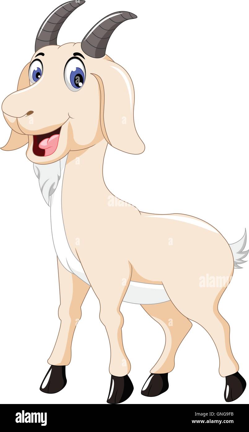cute cartoon goat for you design Stock Vector Image & Art - Alamy