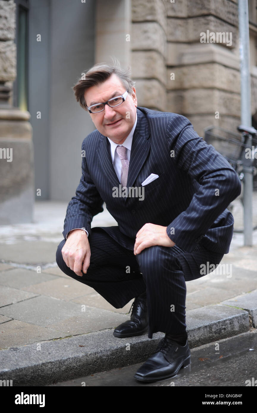 Ceo founder of the italian footwear clothing company geox hi-res stock