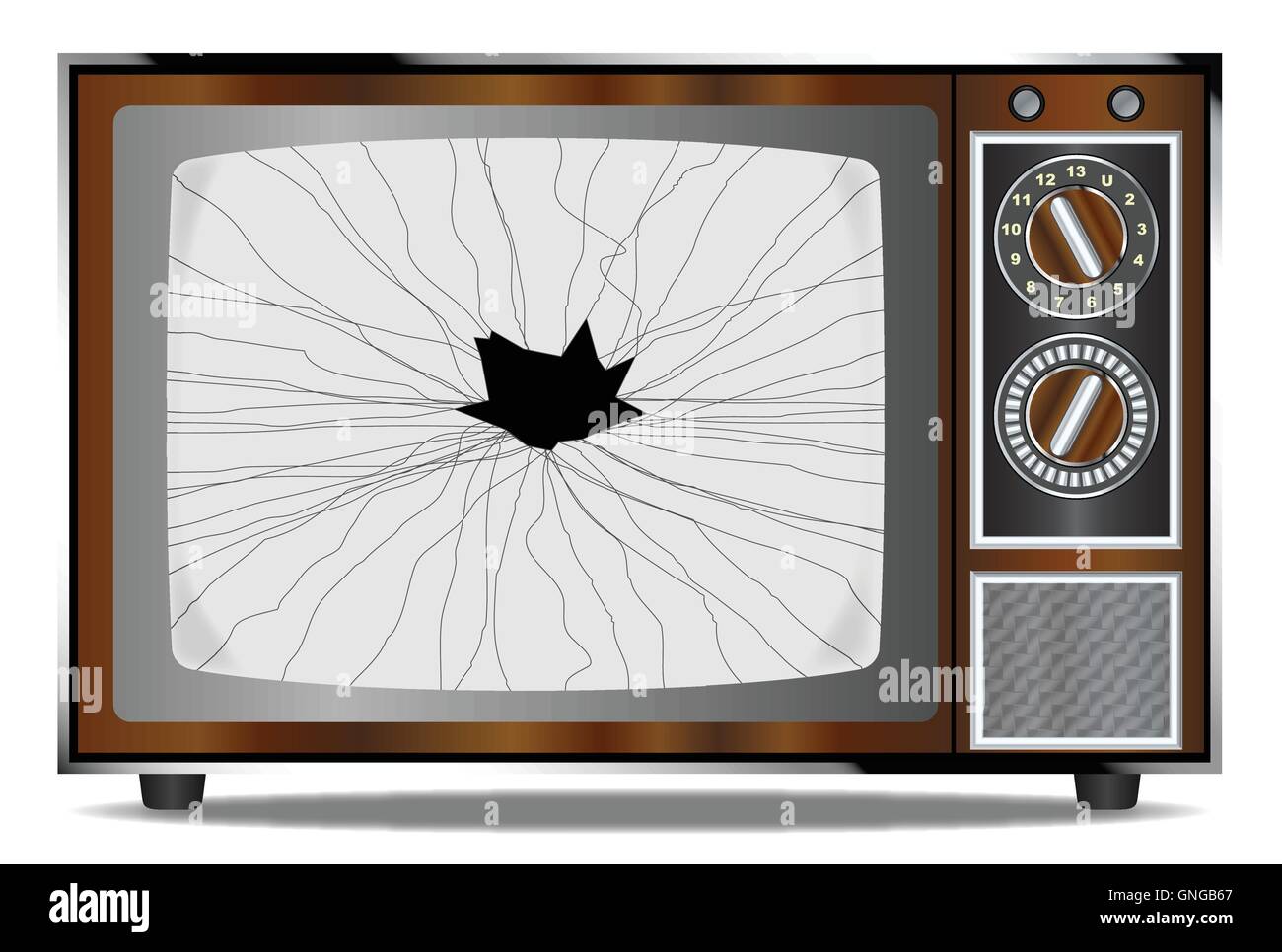 Smashed tv screen hires stock photography and images Alamy