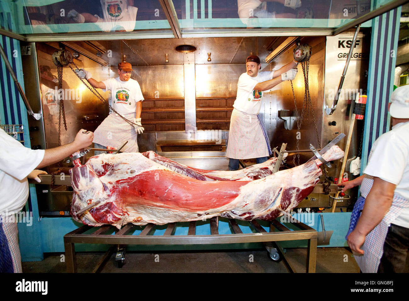 The Oide Wiesn at the Munich Oktoberfest, 2014 Stock Photo