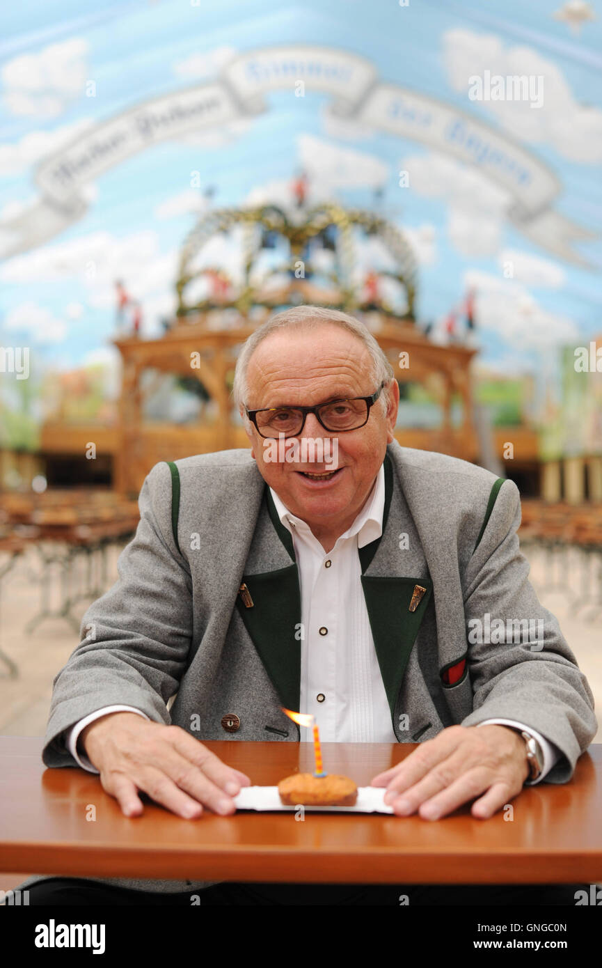 Toni Roiderer, spokesman for the Oktoberfest landlords, 2014 Stock Photo