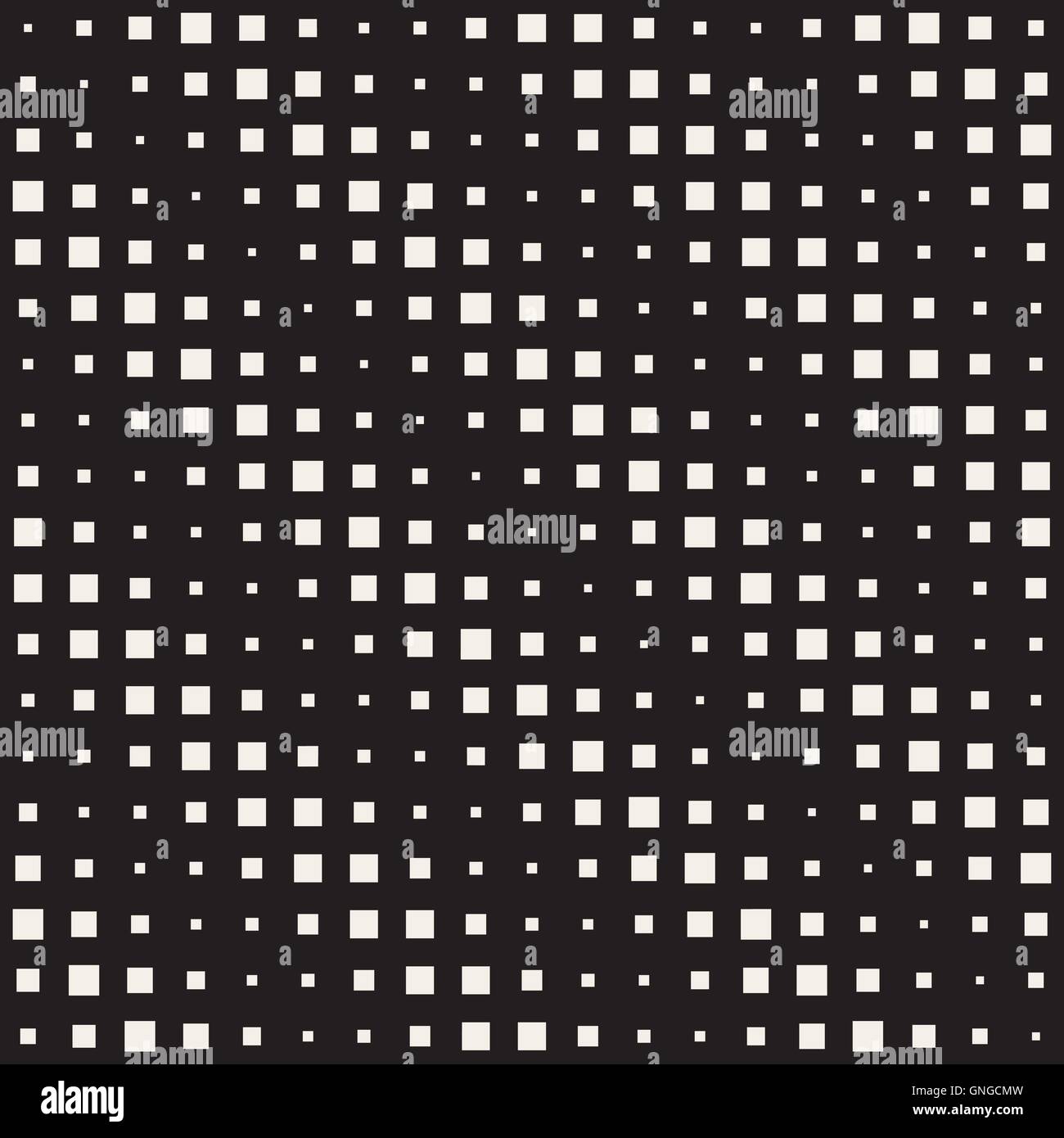 Vector Seamless Black And White Diagonal Halftone Square Lines Pattern ...