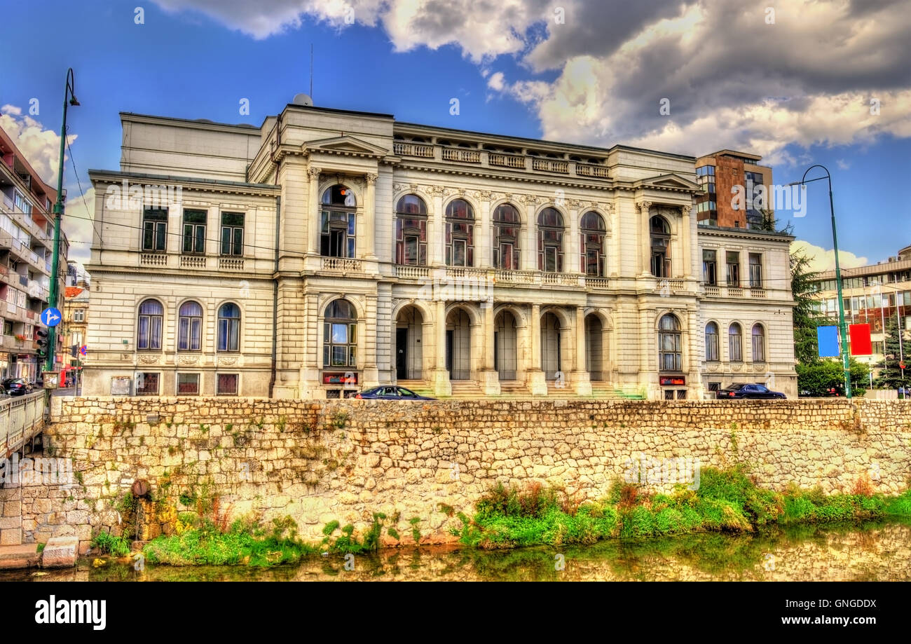 National theater in Sarajevo - Bosnia and Herzegovina Stock Photo - Alamy