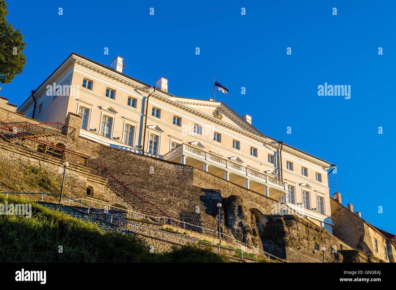 Stenbock House (Estonian government building) in Tallinn Stock Photo