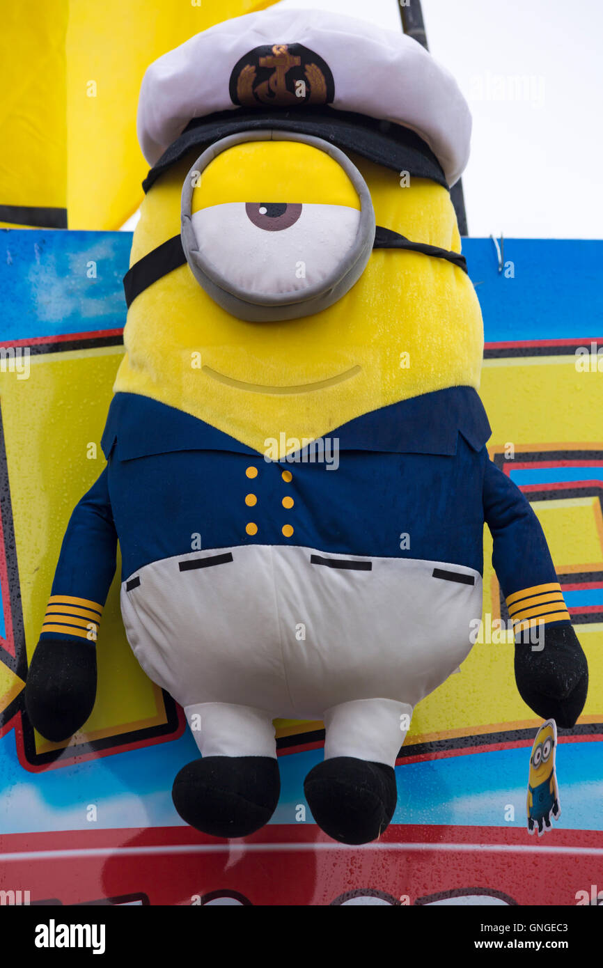 Minions sailor soft cuddly toy on fairground stall Stock Photo - Alamy