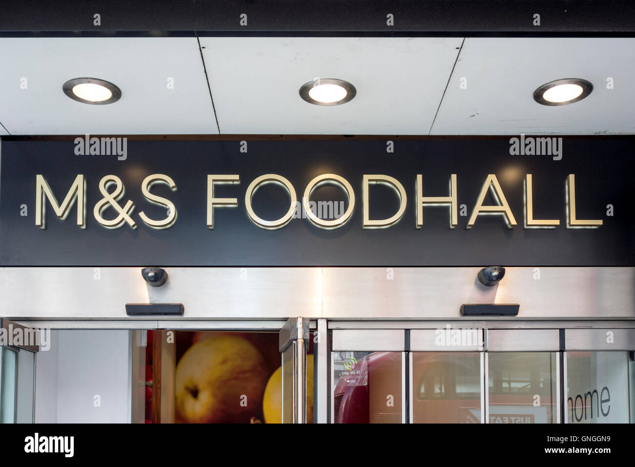 M&S Foodhall, Oxford Street, London, UK Stock Photo