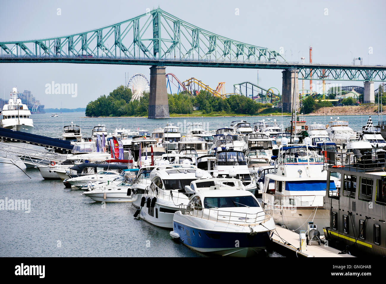 Old port of Montreal, canada Stock Photo Alamy