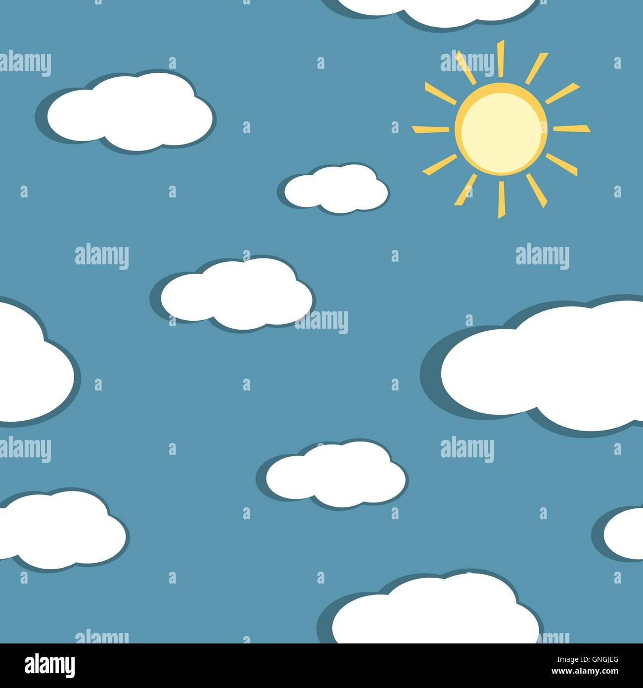seamless nature vector pattern Stock Vector Image & Art - Alamy