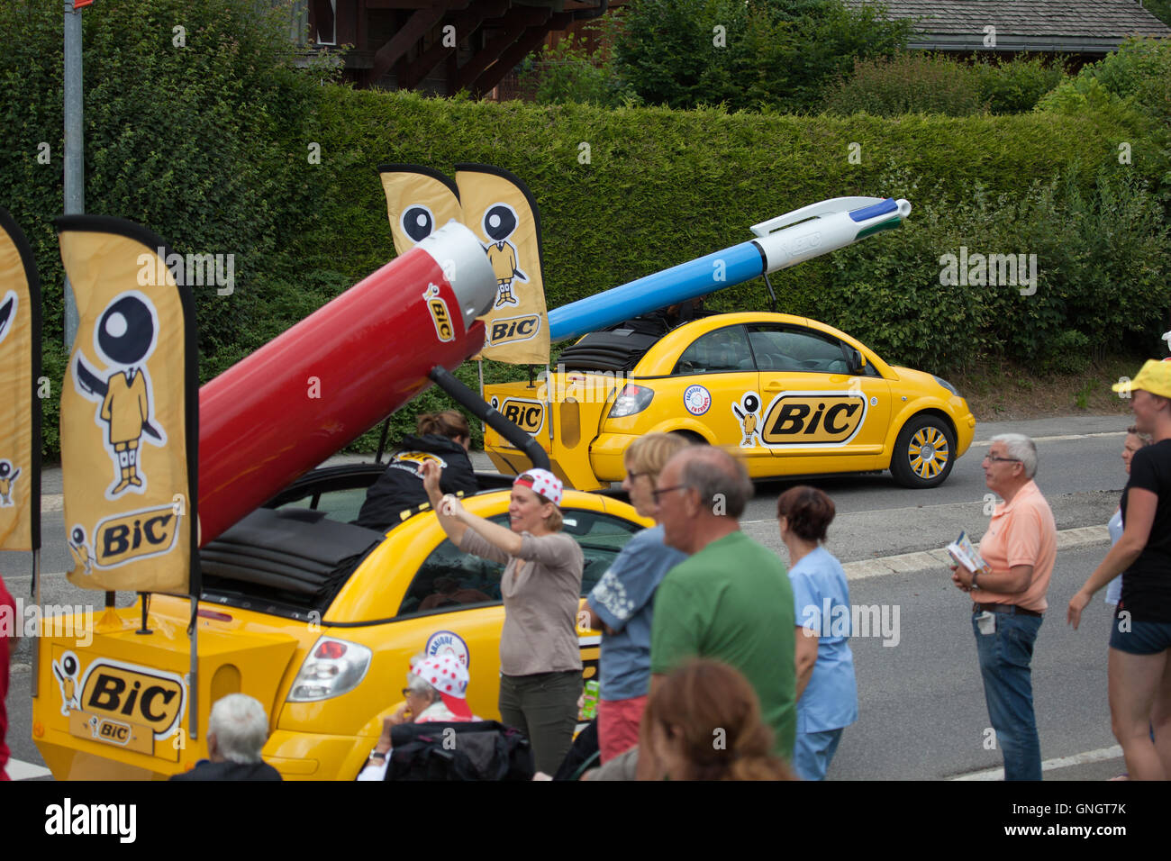 Cyclisme. La caravane du Tour de France fait une halte à Paray Cyclisme. La caravane du Tour de France fait une halte à Paray