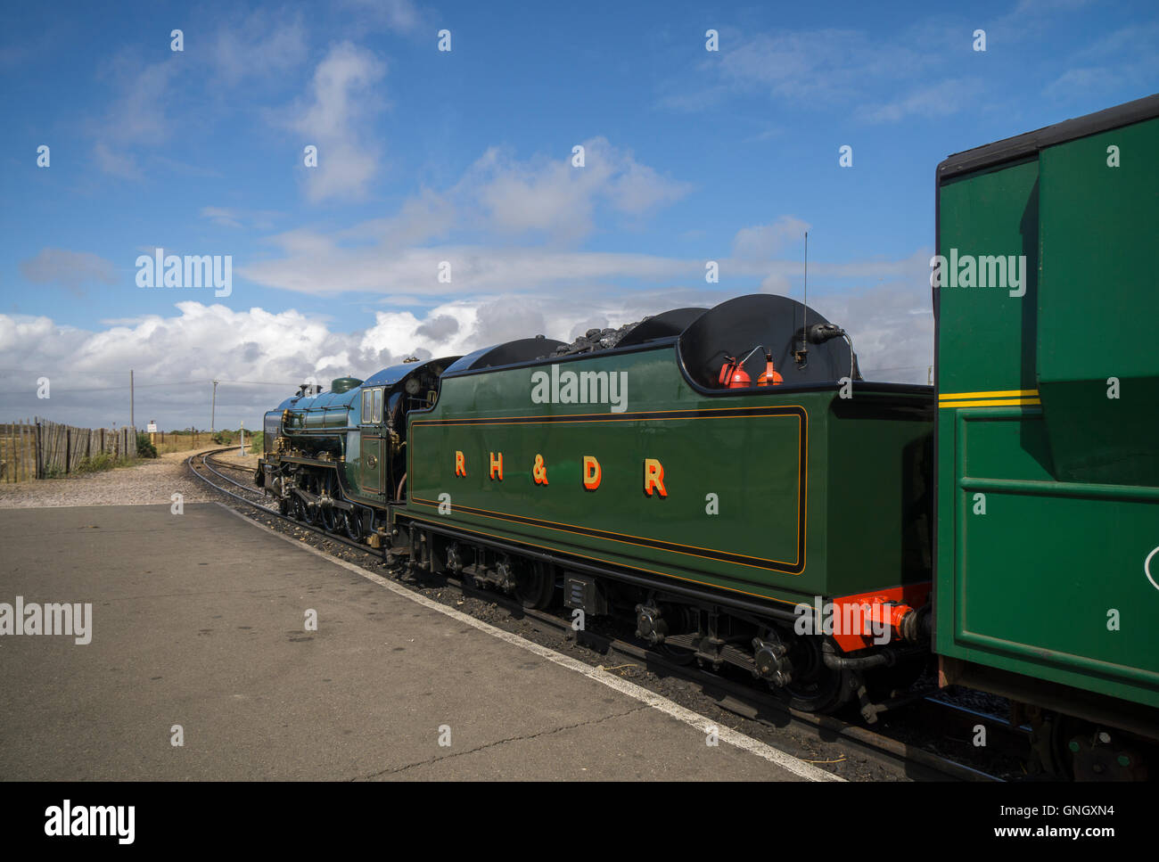 Dungeness Railway Stock Photo