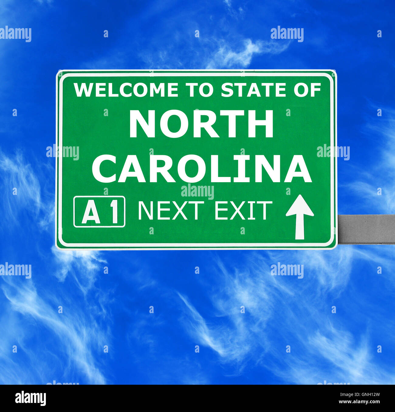 North Carolina Road Sign Stock Photos & North Carolina Road Sign Stock Images