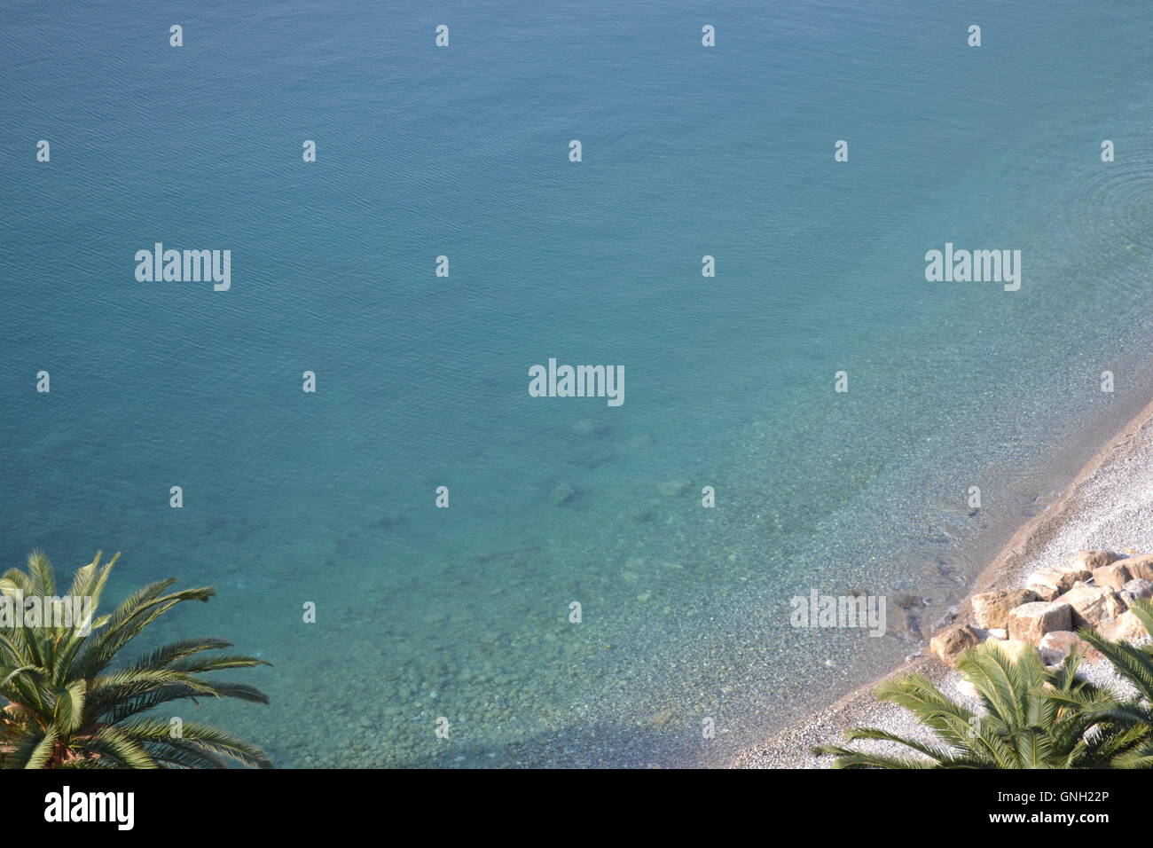 Blue Water in Nice, France Stock Photo Alamy