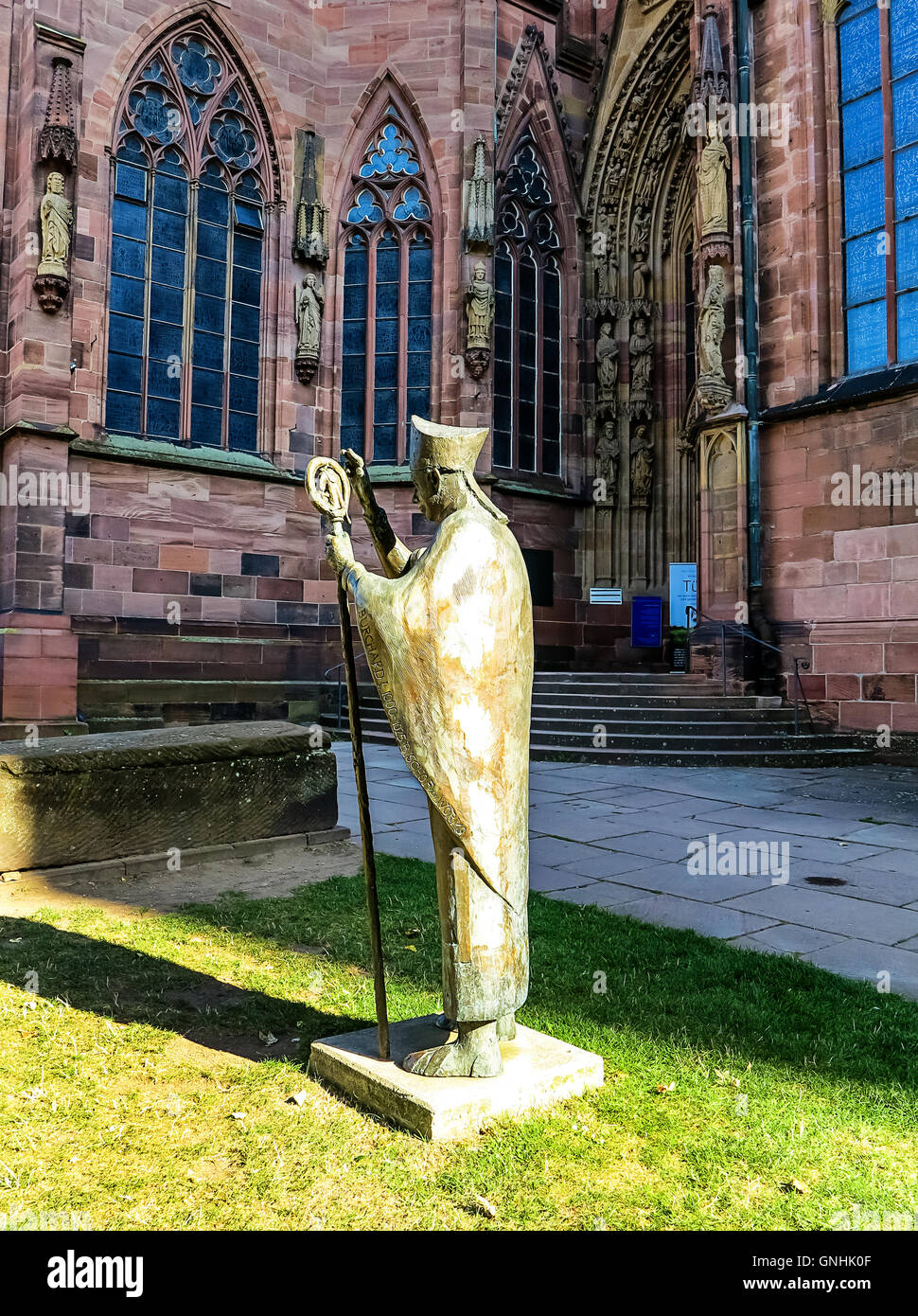 Cathedral of St Peter or Worms Cathedral in Worms, Germany Stock Photo