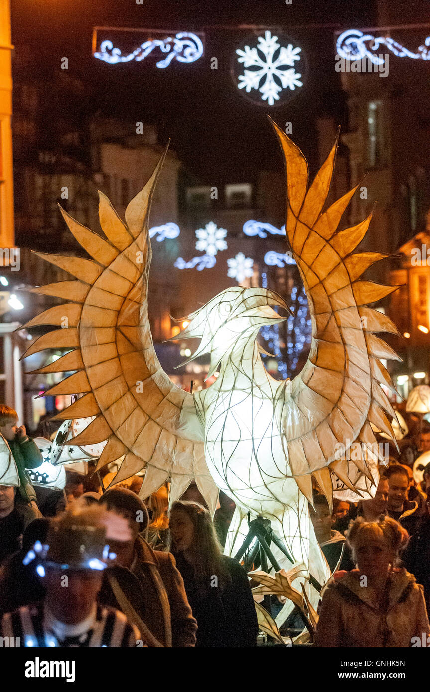 The annual Burning of the Clocks ceremony in Brighton Stock Photo Alamy
