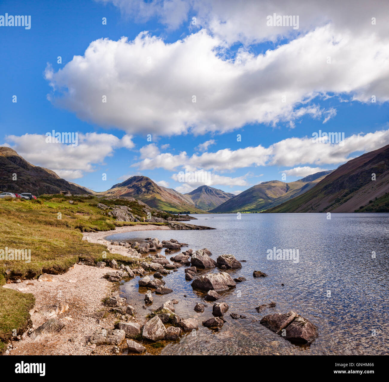 Wast Water and Wasdale, Lake District National Park, Cumbria, England, UK Stock Photo