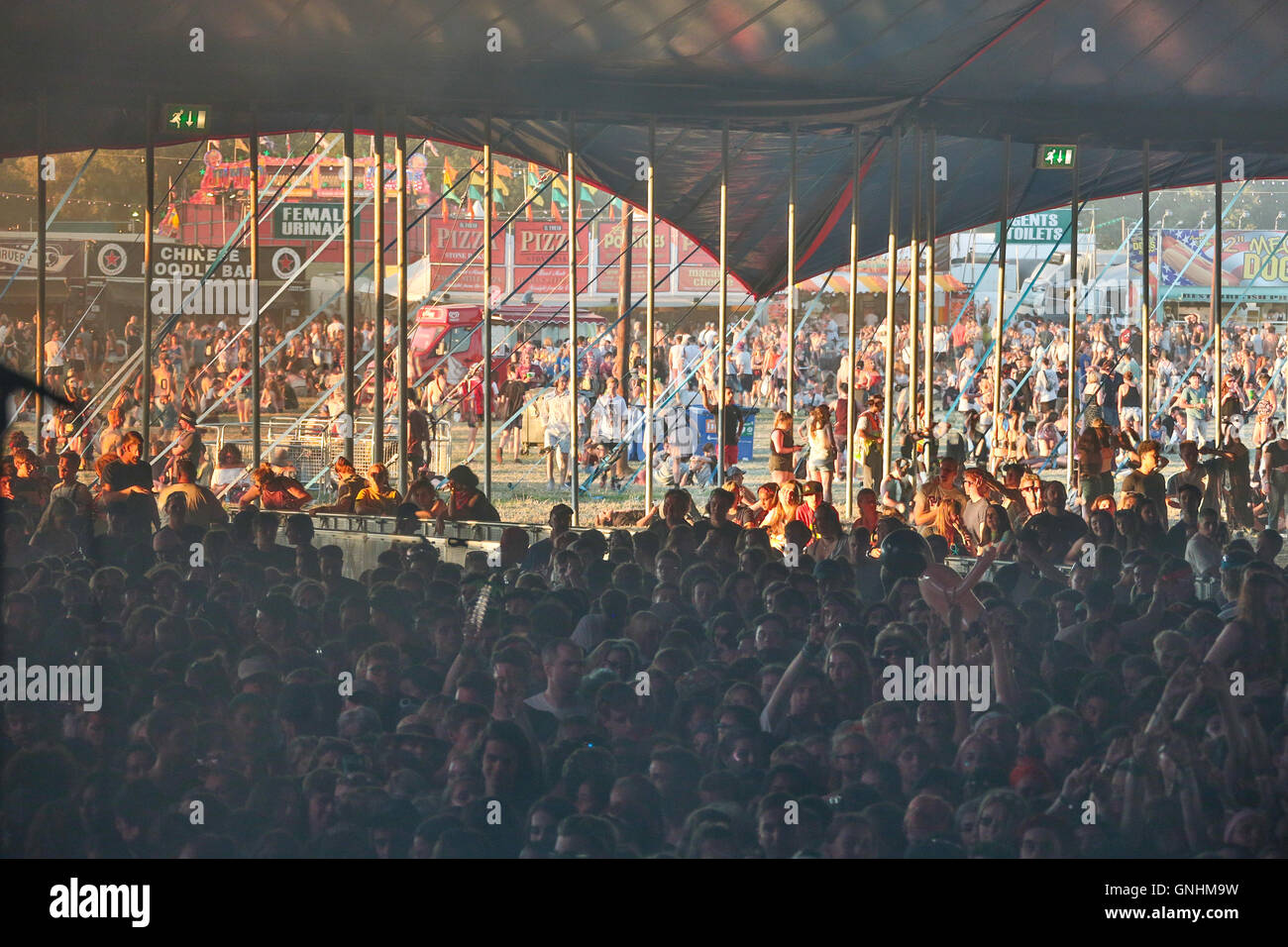 General views on day 1 of the 2016 Reading Festival. Picture date: Friday August 26, 2016. Photo credit should read: Roger Garfi Stock Photo