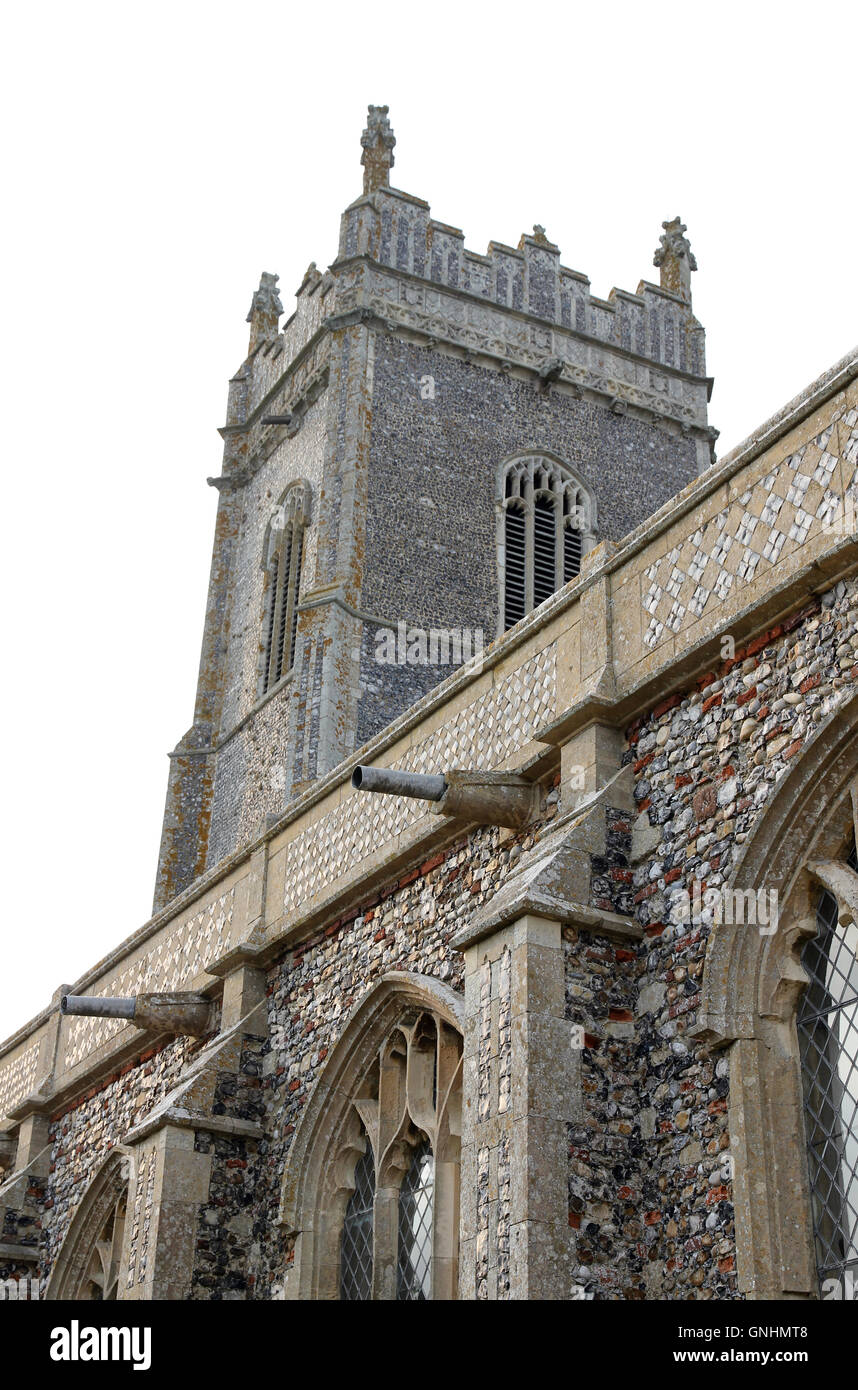 St Andrew's Church, Walberswick, Southwold, Suffolk Stock Photo