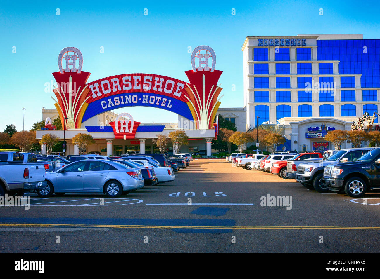 The Horseshoe Casino-Hotel in Tunica, Mississippi Stock Photo - Alamy