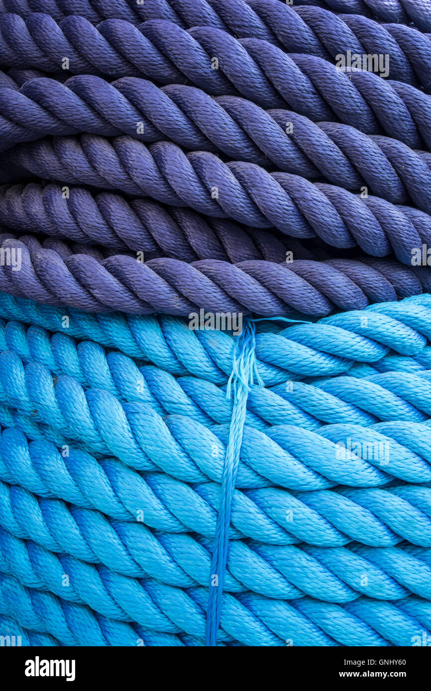 naval ropes Stock Photo