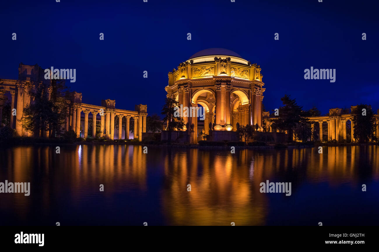 Palace of Fine Arts, San Francisco, California, United States Stock Photo