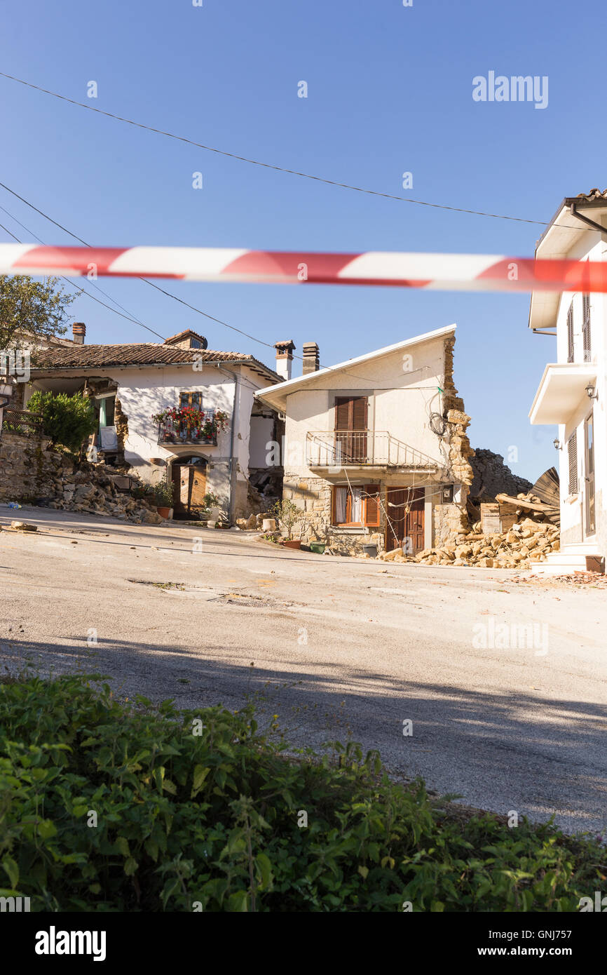 Aftermath Earthquake Amatrice Italy High Resolution Stock Photography ...