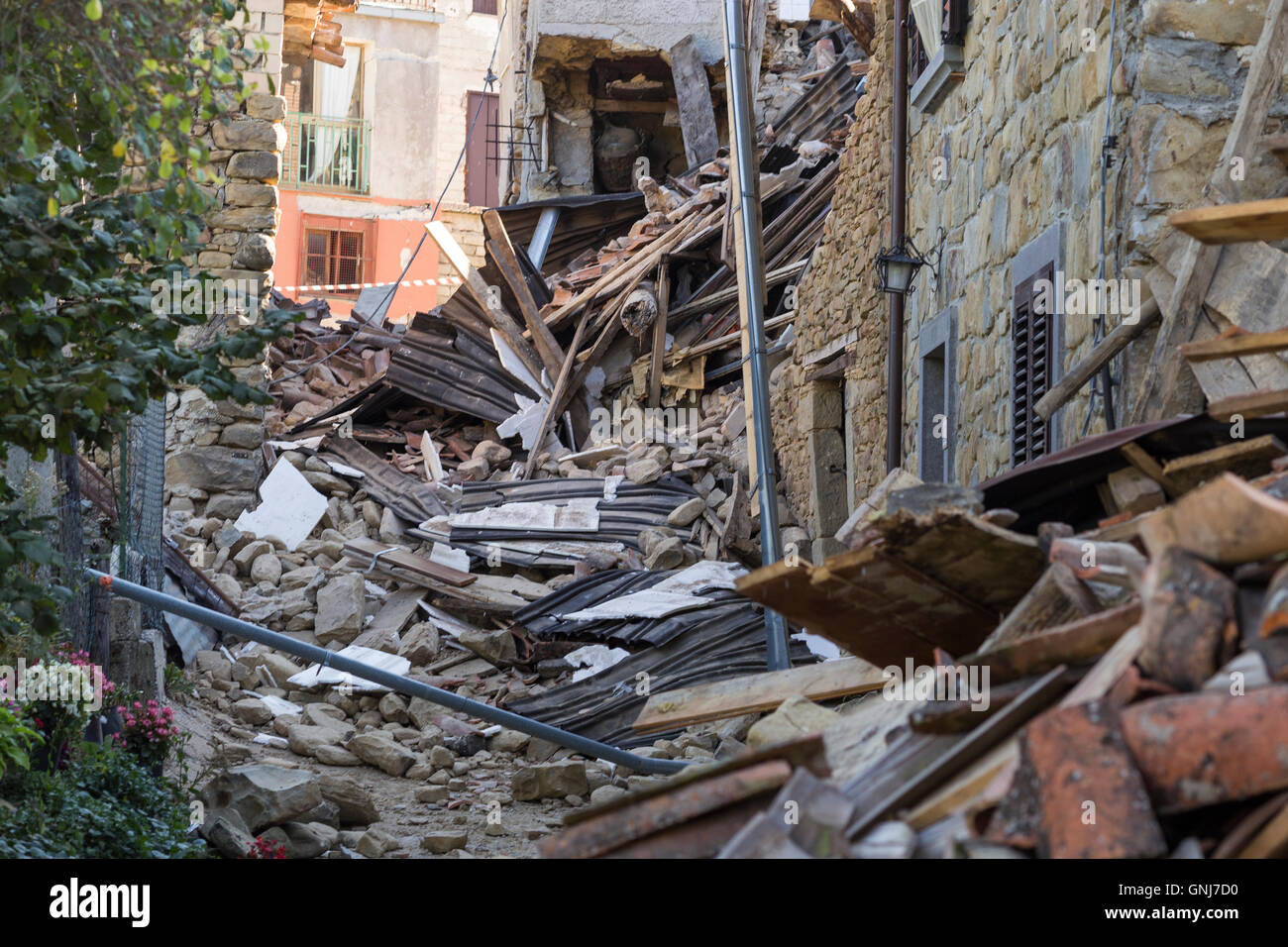 Aftermath Earthquake Amatrice Italy High Resolution Stock Photography ...