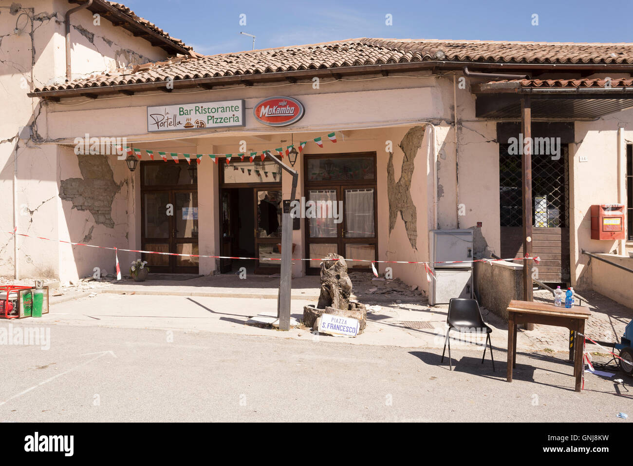 Aftermath Earthquake Amatrice Italy High Resolution Stock Photography ...