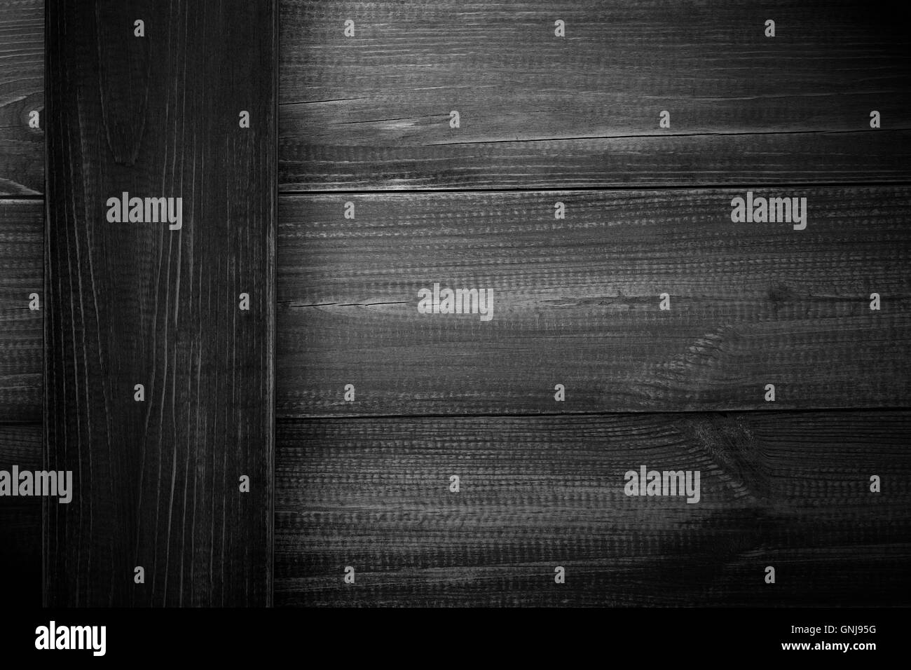 black wooden background or wooden texture desktop Stock Photo