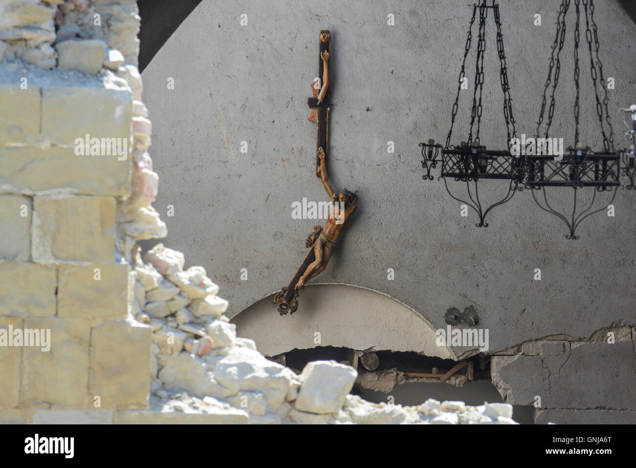 Aftermath earthquake amatrice italy hi-res stock photography and images ...