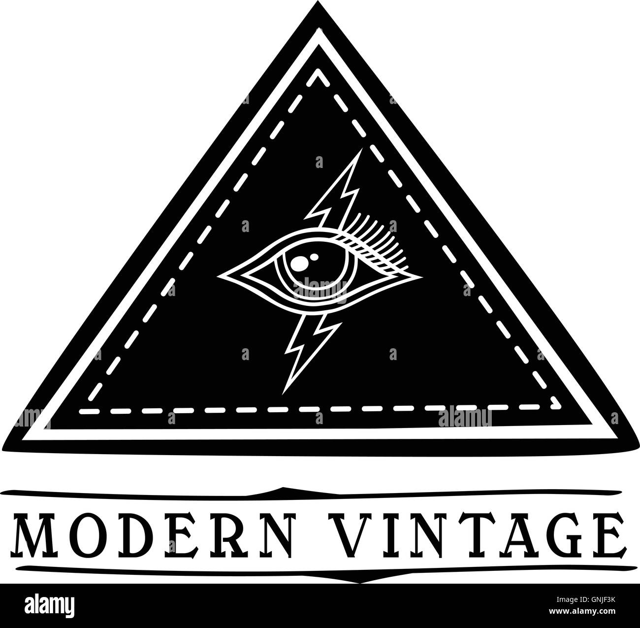 bolt lightning eye symbol theme Stock Vector Image & Art Alamy