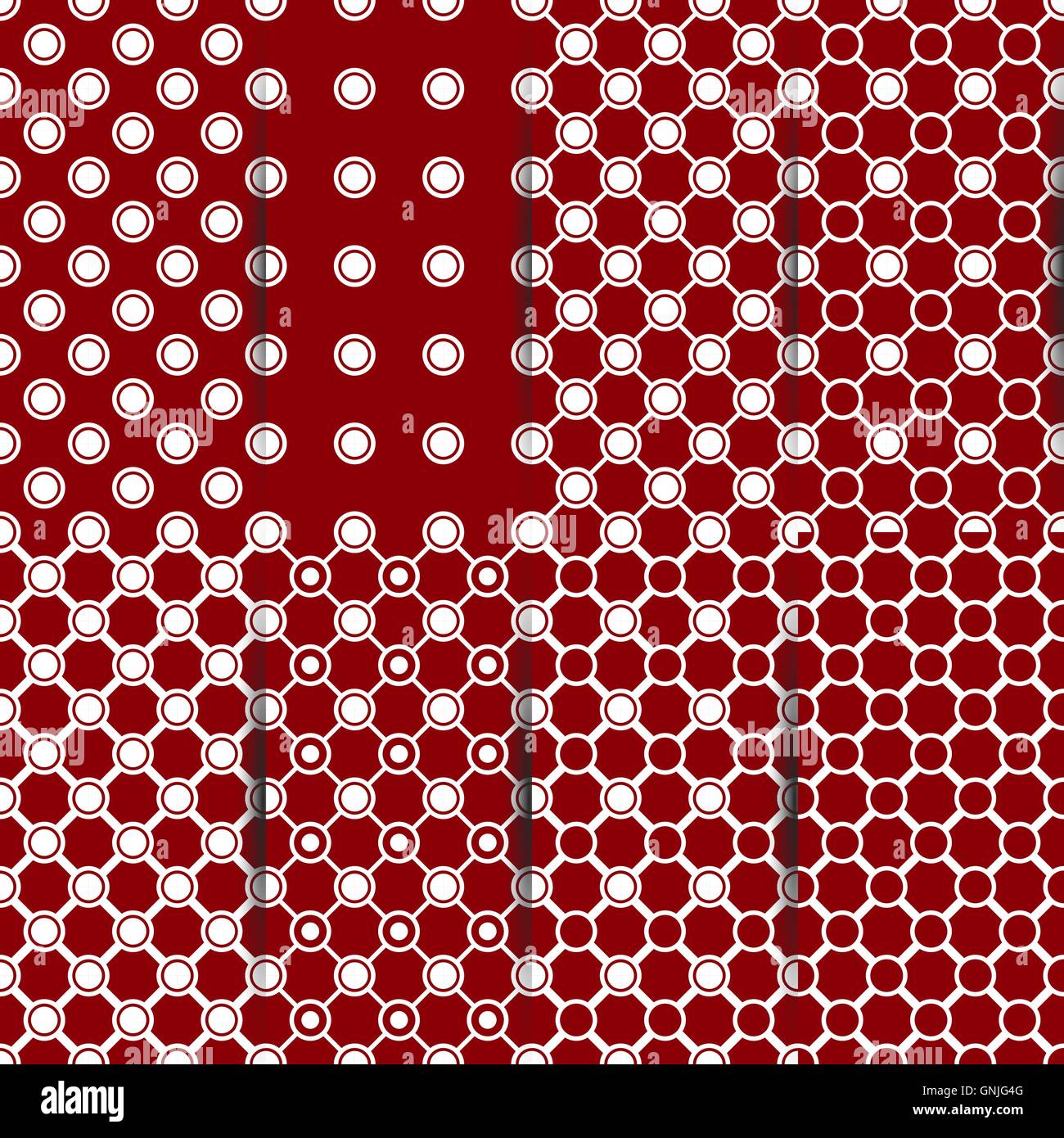 Red seamless dotted line patterns hi-res stock photography and images ...