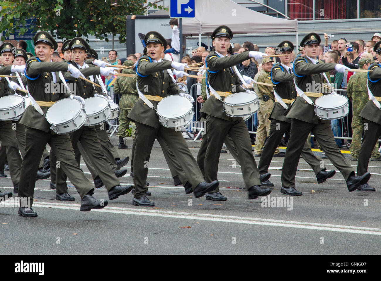 Military parade in the Ukrainian capital Stock Photo - Alamy