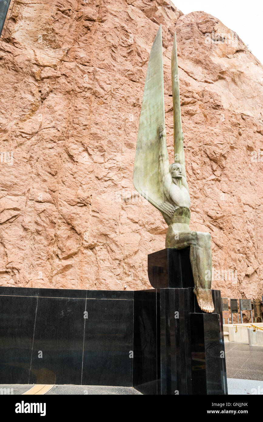 Winged Figures of the Republic Hoover Dam Stock Photo - Alamy