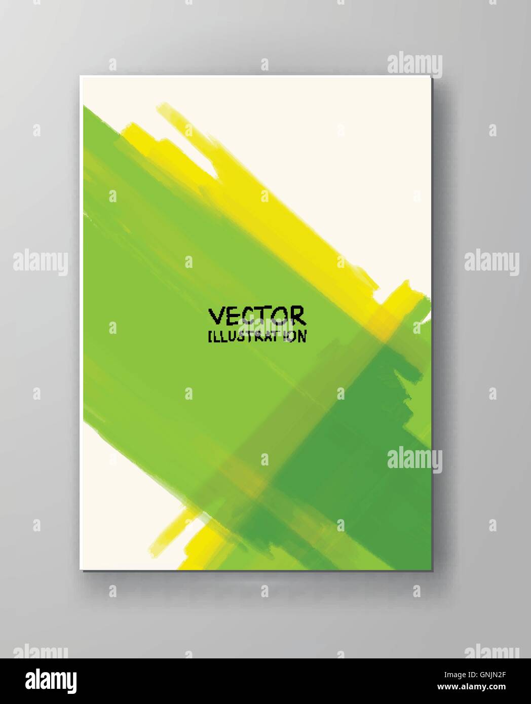 Abstract yellow solid background Stock Vector Images - Alamy