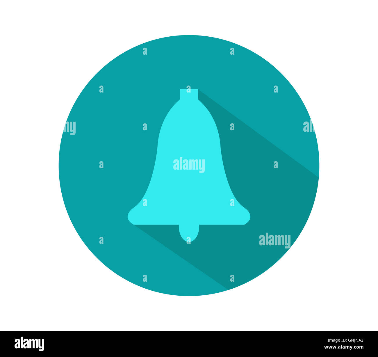 School bell icon Stock Photo Alamy