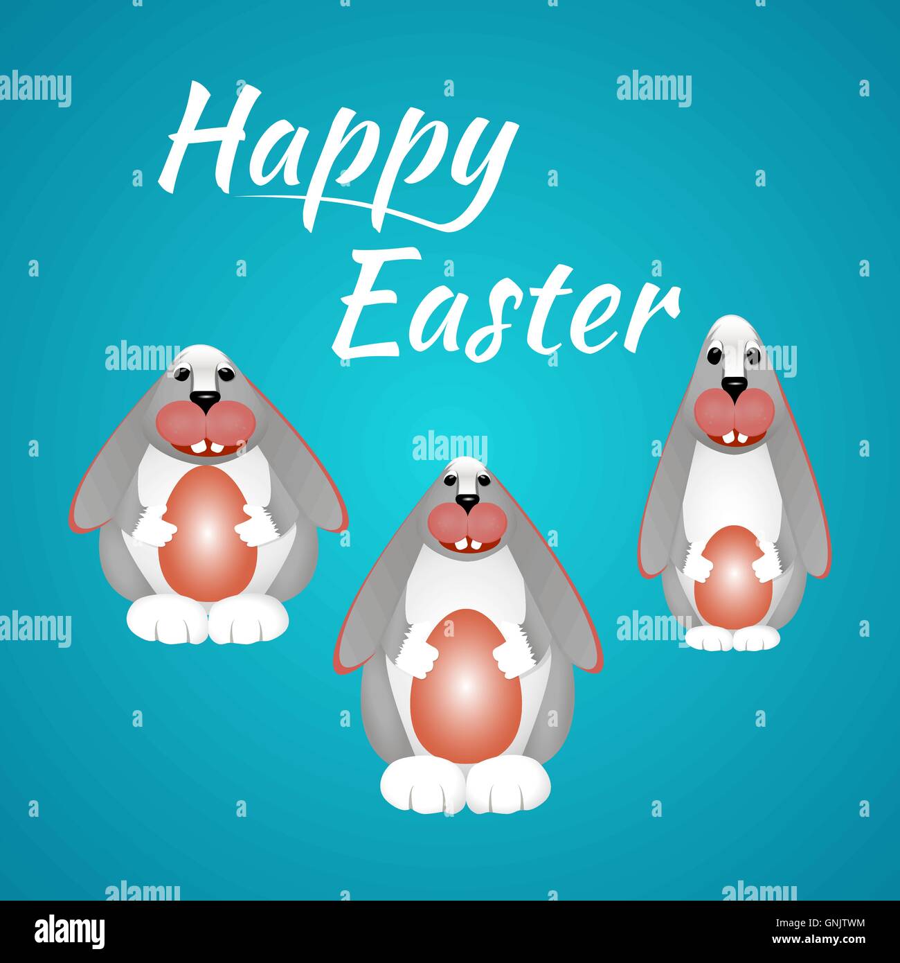 happy easter card Stock Vector Image & Art Alamy