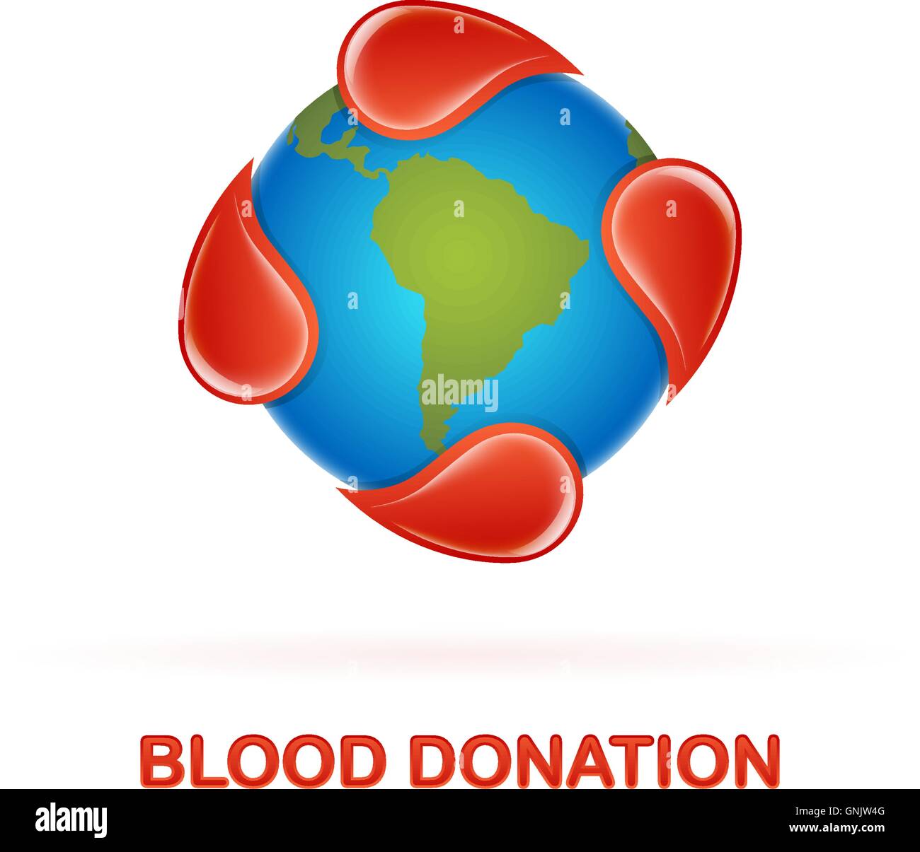 blood donation logo Stock Vector Image & Art - Alamy