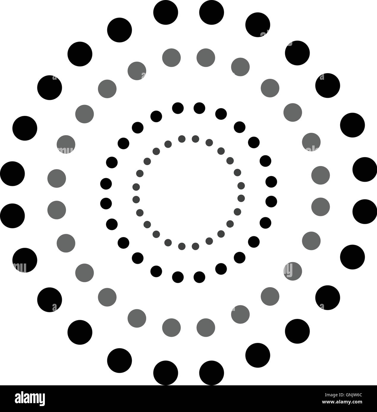 Abstract dotted vector background. Halftone effect Stock Vector Image ...
