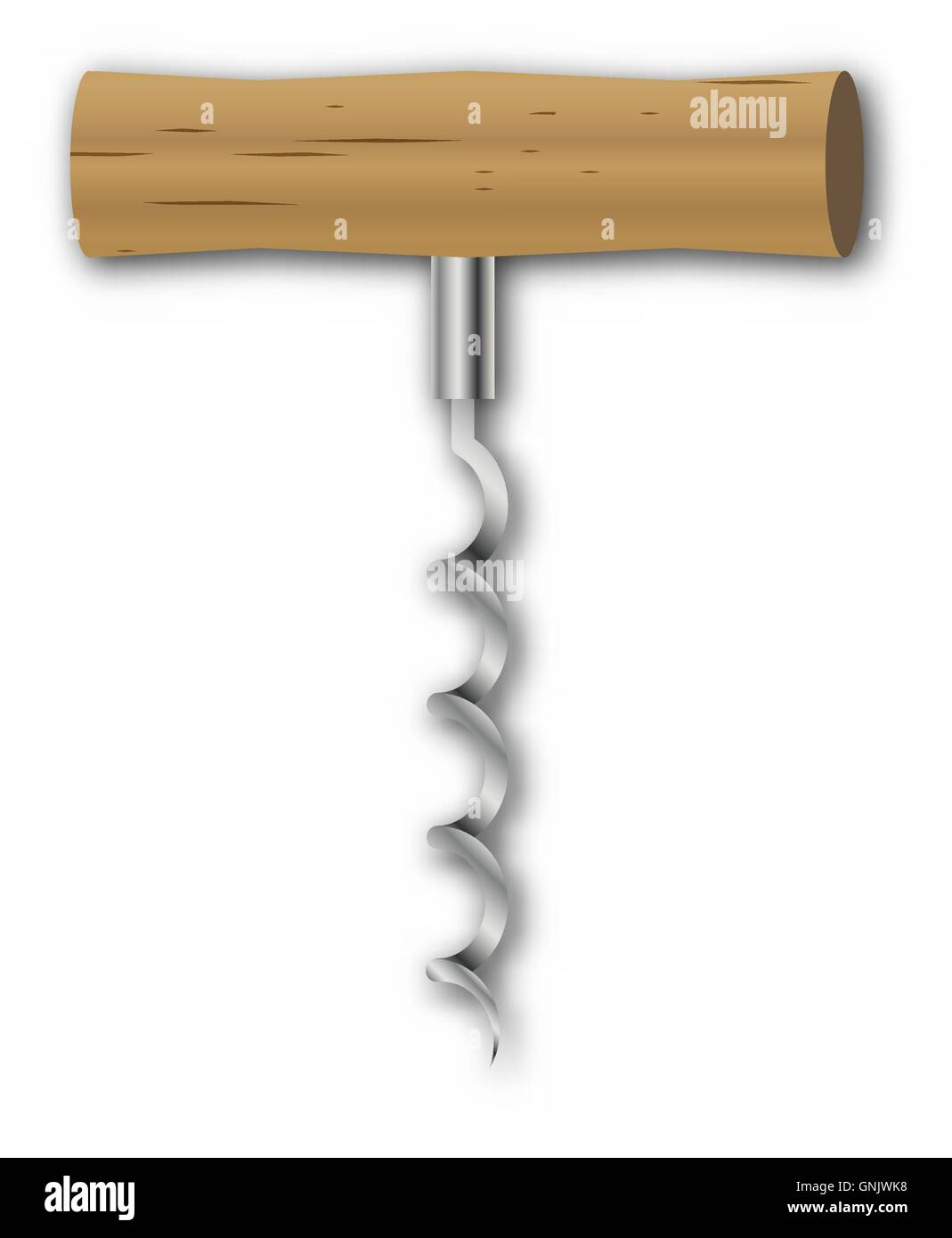 Corkscrew, vector illustration Stock Vector Image & Art Alamy