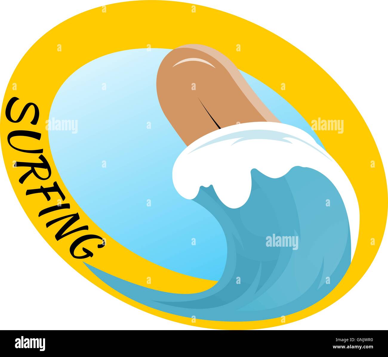 surfing logo vector illustration Stock Vector Image & Art - Alamy