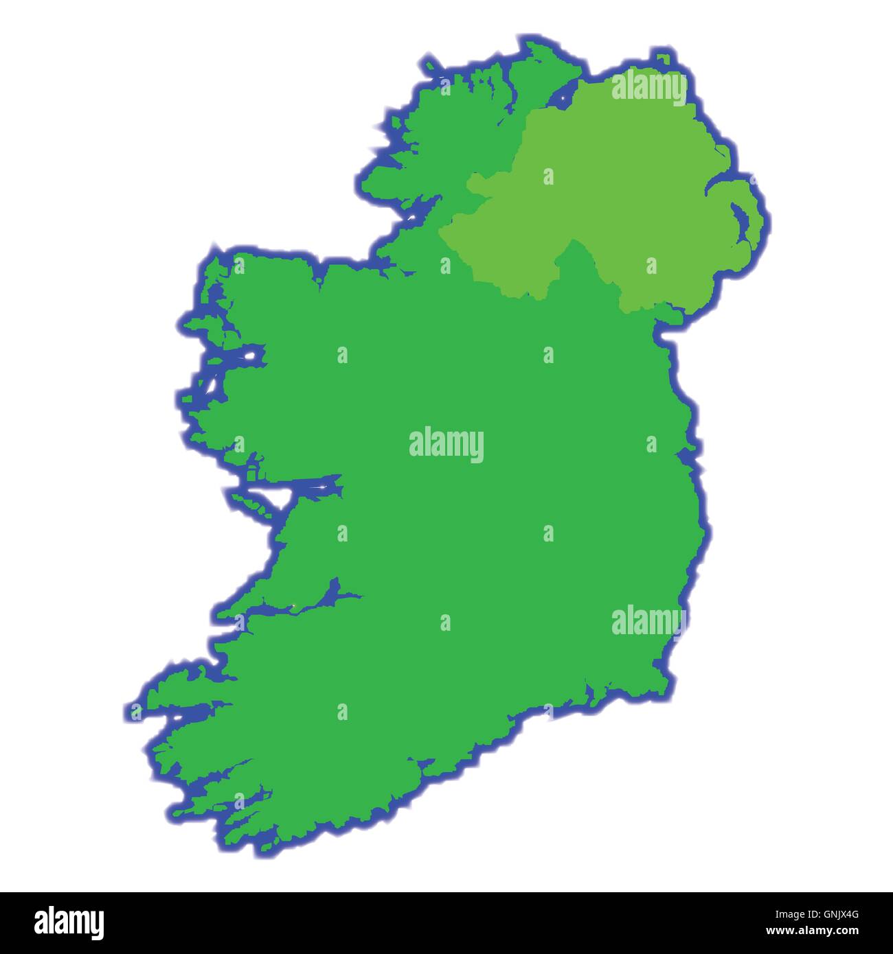 The Emerald Isle Stock Vector Image & Art Alamy