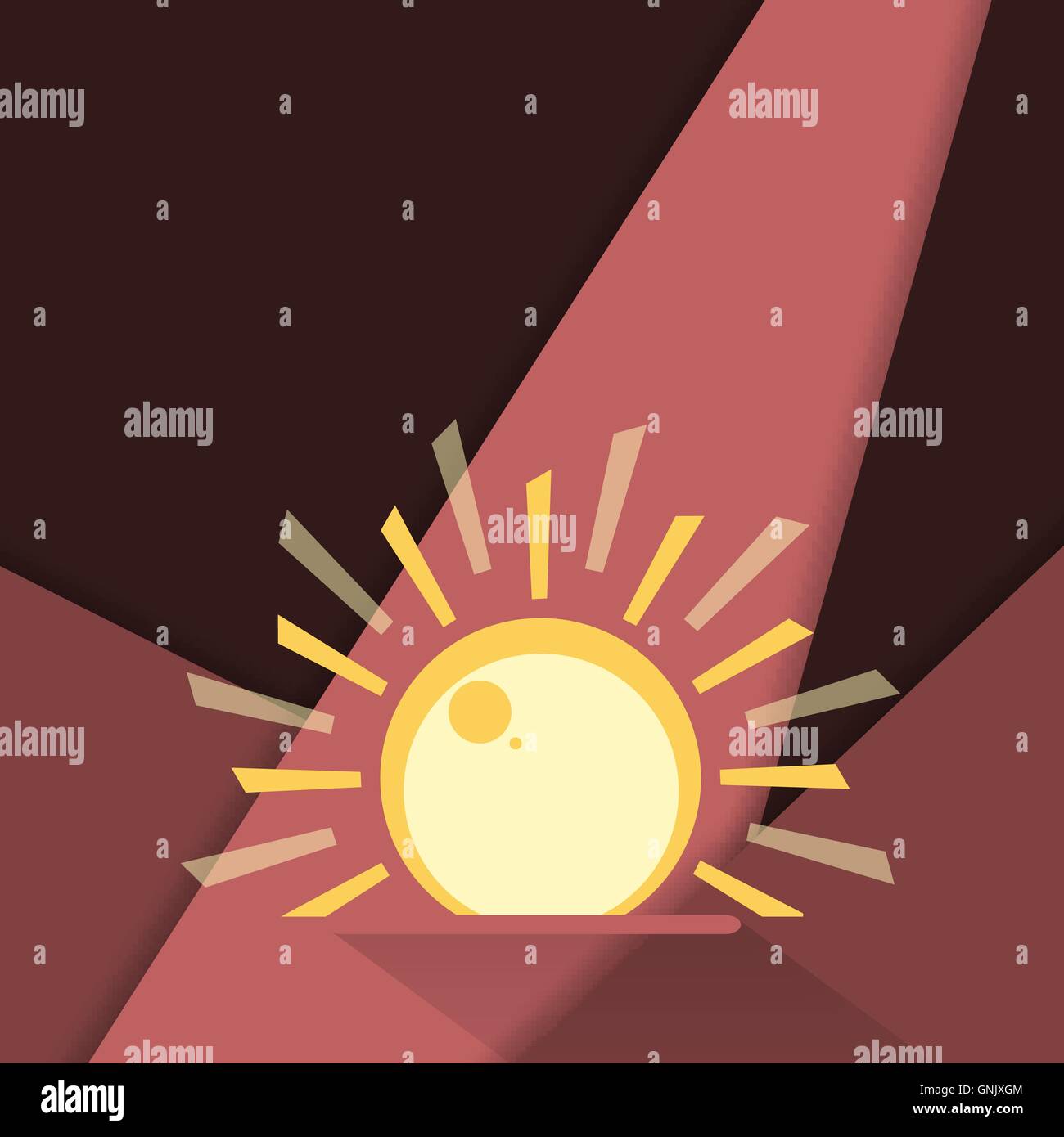 Paper sun Stock Vector Images - Alamy