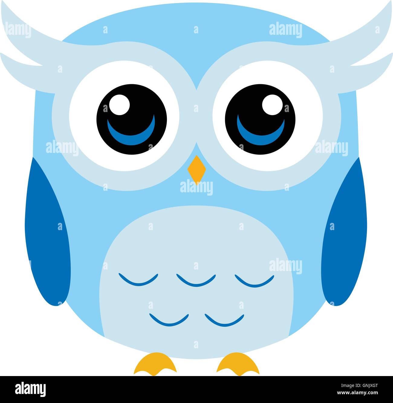 Cute Owl Cartoon Vector Stock Vector Image & Art - Alamy