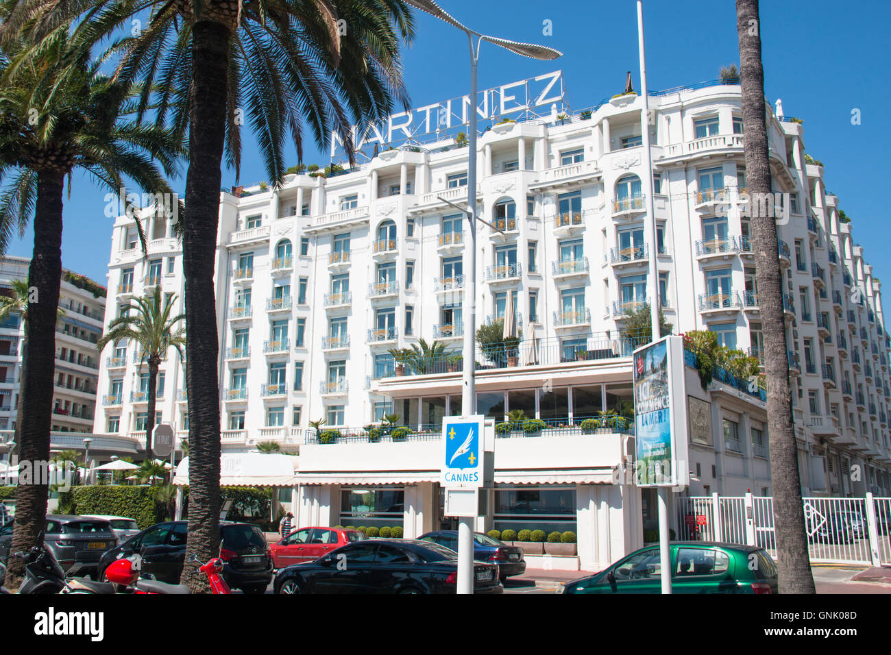CANNES, FRANCE JULY 2016 The famous and expensive Martinez hotel in