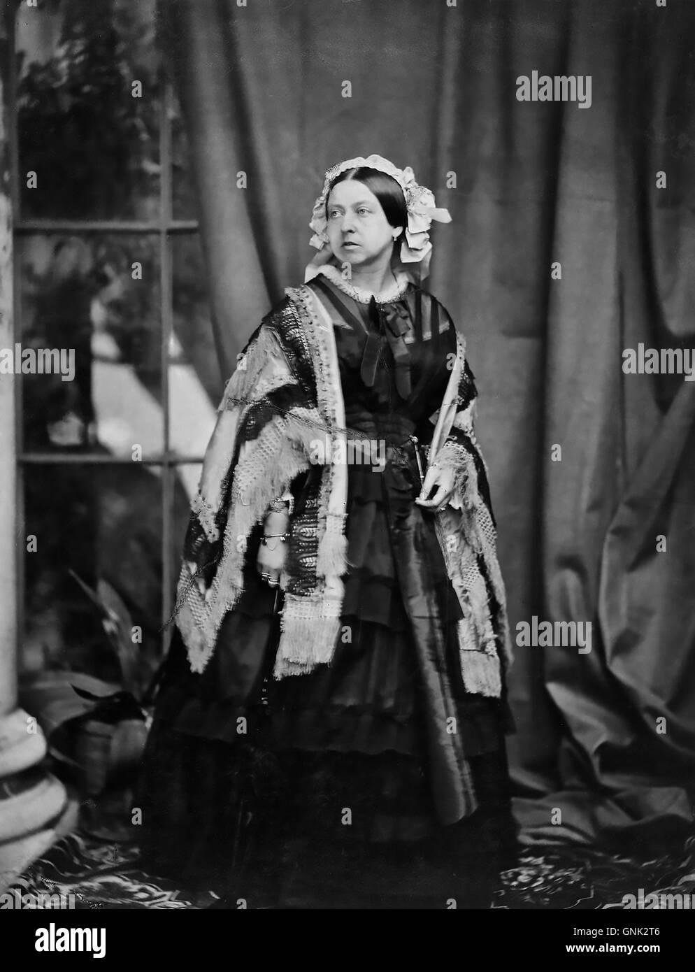 QUEEN VICTORIA (1819-1901) English monarch photographed by  John Mayall on 1 March 1860 Stock Photo