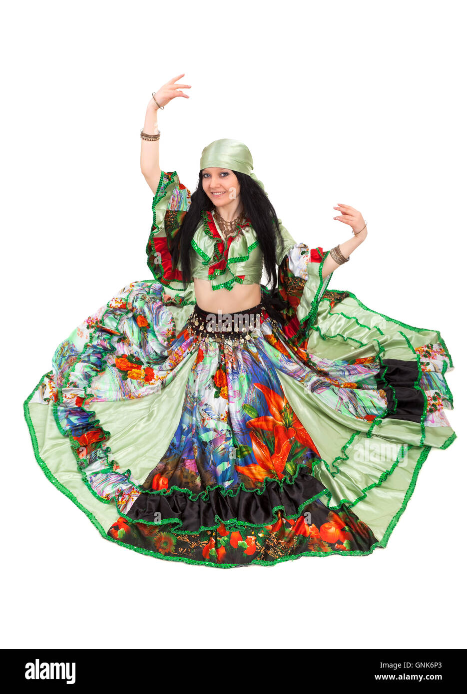 Gipsy dancer Stock Photo