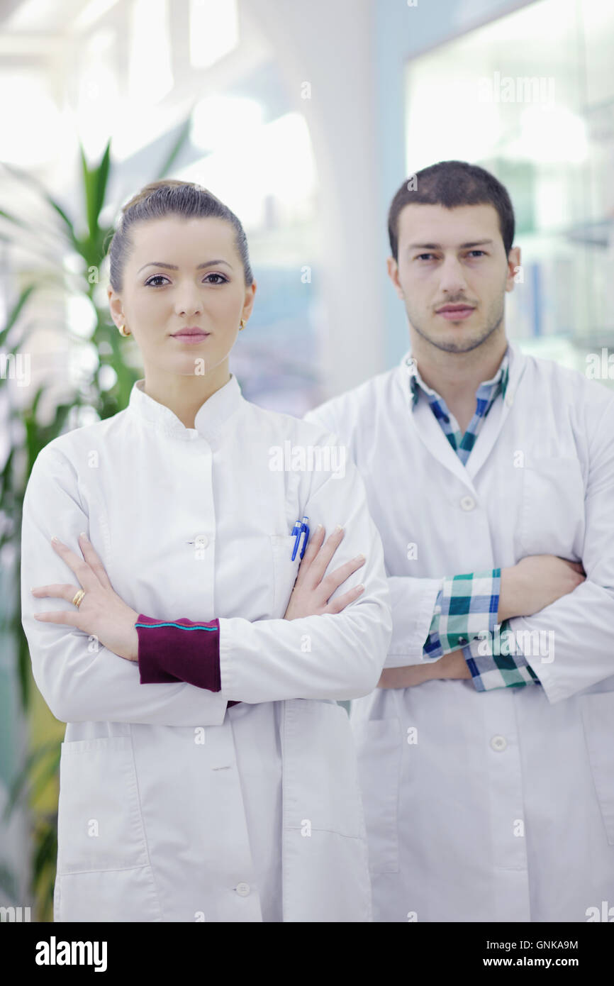 pharmacy drugstore people team Stock Photo - Alamy