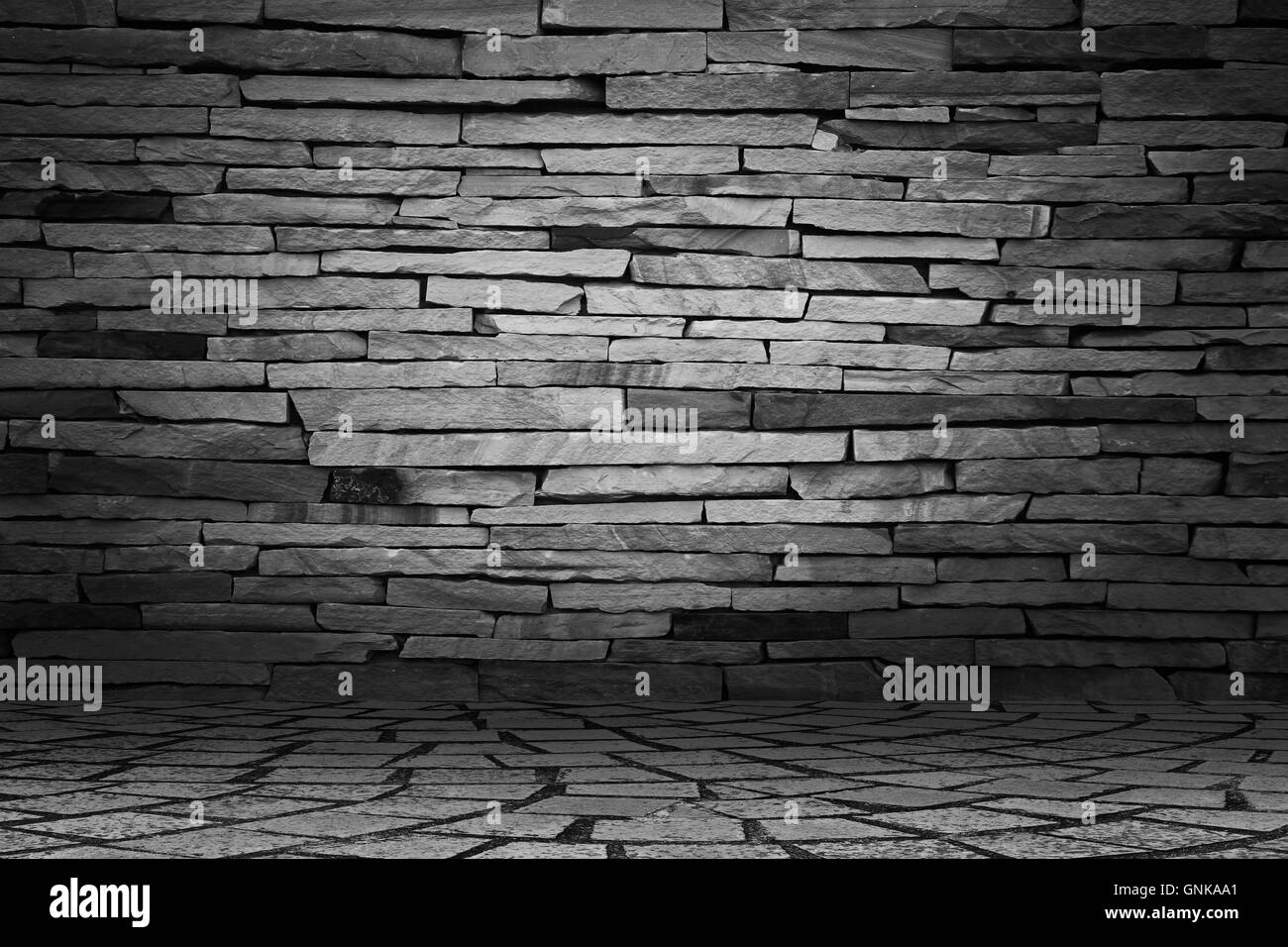 Textured stone walls Black and White Stock Photos &amp; Images - Alamy