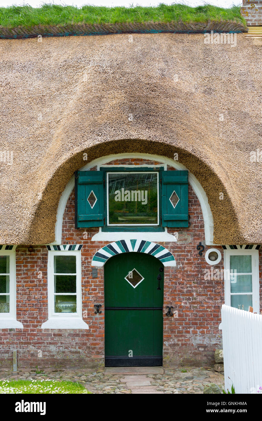 Traditional thatched cottage house on Fano Island Fanoe South